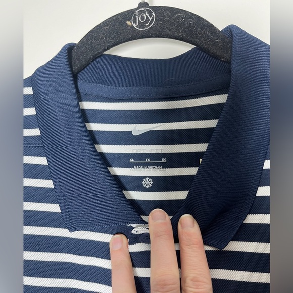 Nike NWT Stripped Dri-Fit Polo Size XL Senior PGA - Picture 4 of 7